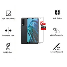 TCL 30 SE Screen Protector (2022) 9H Hardness Tempered Glass Crystal Clear (2 Pack)