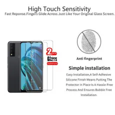 TCL 30 SE Screen Protector (2022) 9H Hardness Tempered Glass Crystal Clear (2 Pack)