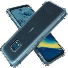 Phone Case for Nokia C1 2nd Edition- USLAI Not Yellowing Ultra Thin Soft TPU Cover Protective Bumper with Minimalist Design, Shockproof Slim Case for Nokia C1 2nd Edition, 5.45 inch, Crystal