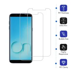 Samsung On6 Screen Protector 9H Tempered Glass Crystal Clear (2 Pack)