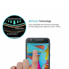 Samsung A2 Core Screen Protector Tempered Glass 9H Hardness Crystal Clear (2 Pack)