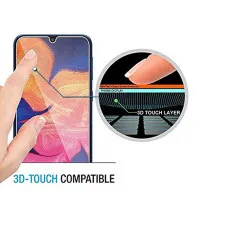 Samsung A10e Screen Protector Tempered Glass Crystal Clear Bubble Free Scratch Resistant (2Pack)