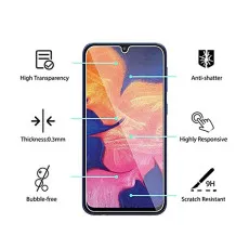 Samsung A10e Screen Protector Tempered Glass Crystal Clear Bubble Free Scratch Resistant (2Pack)
