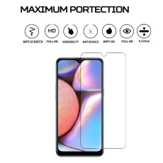 Samsung A10s Screen Protector Tempered Glass Crystal Clear Bubble Free (2 Pack)