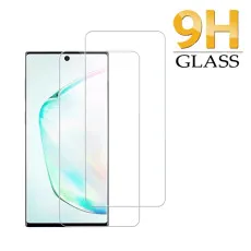 Samsung Note10 Screen Protector Tempered Glass Oleophobic Coating, Crystal Clear, Ultra Thin- (2 Pack)