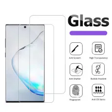 Samsung Note10 Plus 2.5D Screen Protector Tempered Glass Scratch Resistant, 9H Hardness, High Transparency - (2 Pack)