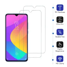 Samsung A90 5G Screen Protector With Oleo-phobic Coating 9H Hardness Crystal Clear- (2 Pack)