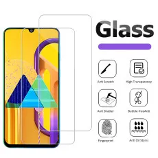 Tempered Glass For Samsung M30s Screen Protector Ultra Thin, Scratch Resistant, 9H Hardness, High Transparency Case Friendly - (2 Pack)