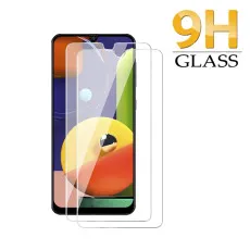 Samsung A70s Screen Protector Crystal Clear Tempered Glass- (2 Pack)