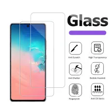 Samsung S10 Lite Screen Protector Crystal Clear Tempered Glass (2 Pack)