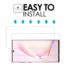 Tempered Glass For Samsung Note10 Lite Screen Protector Oleophobic Coating, Crystal Clear, Ultra Thin, Scratch Resistant - (2 Pack)