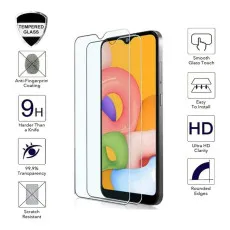 Samsung A11 Screen Protector (2020) Tempered Glass Bubble Free Crystal Clear Scratch Resistant (2 Pack)