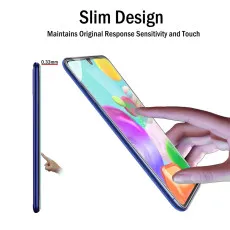 Samsung A41 Screen Protector Bubble Free Tempered Glass - (2 Pack)