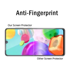 Samsung A41 Screen Protector Bubble Free Tempered Glass - (2 Pack)