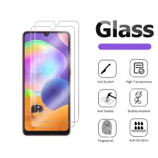 Samsung A31 Screen Protector (2020) UK Tempered Glass (2 Pack)