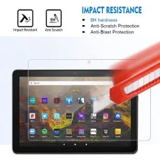 [2-Pack] Screen Protector for Amazon Fire HD 7 (5th Gen-2015,7 inch),Tempered Glass Film,Ultra Clear,Anti Scratch,Bubble Free,Case Friendly
