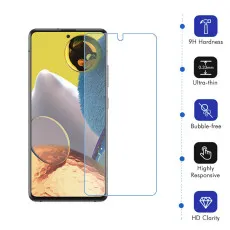 Samsung A51 5G Screen Protector Bubble Free Tempered Glass 9H Hardness - (2 Pack)