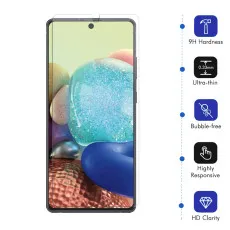 Samsung A71 5G Screen Protector Shatterproof Tempered Glass Anti-scratch Crystal Clear- (2 Pack)