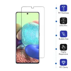 Screen Protector For Samsung A71 5G UW Tempered Glass Crystal Clear 6.7 inches- (2 Pack)