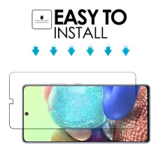 Screen Protector For Samsung A71 5G UW Tempered Glass Crystal Clear 6.7 inches- (2 Pack)