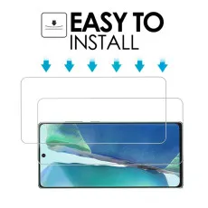 Screen Protector for Samsung Note20 Tempered Glass Case Friendly 9H Hardness, High Transparency, Dust-Free - (2 Pack)