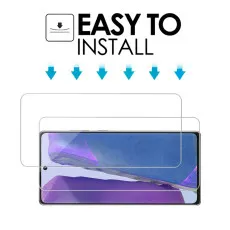 Samsung Note20 5G Screen Protector Tempered Glass Scratch Resistant, 9H Hardness, High Transparency, Dust-Free - (2 Pack)