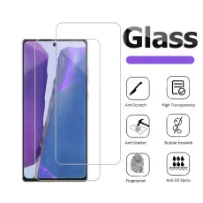 Samsung Note20 5G Screen Protector Tempered Glass Scratch Resistant, 9H Hardness, High Transparency, Dust-Free - (2 Pack)