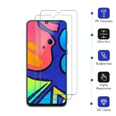 Samsung F41 Tempered Glass Screen Protector Case Friendly Ultra Thin Crystal Clear - (2 Pack)
