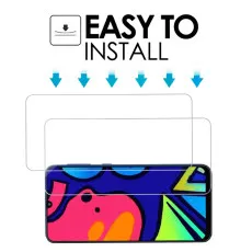 Samsung M21s Tempered Glass UK 2.5D Screen Protector Ultra Thin, Scratch Resistant, 9H Hardness - (2 Pack)