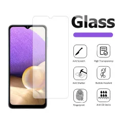 Samsung A32 5G Screen Protector Tempered Glass 9H Hardness Bubble Free (2 Pack)