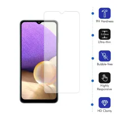 Samsung A32 5G Screen Protector Tempered Glass 9H Hardness Bubble Free (2 Pack)