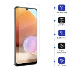 Samsung A32 Screen Protector Tempered Glass Crystal Clear (2 Pack)