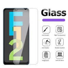 Screen Protector For Samsung F12 (2021) Crystal Clear Tempered Glass Oleophobic-Coating and Ultra-Thin - (2 Pack)