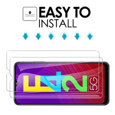 Samsung F42 5G Screen Protector Bubble Free Oleophobic Coating High Transparency, Dust-Free Tempered Glass - (2 Pack)