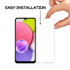 Samsung A03s Screen Protector UK Tempered Glass Case Bubble Free Crystal Clear (2 Pack)