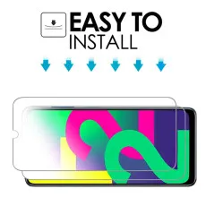 Samsung F22 2021 Screen Protector, Ultra Thin, Scratch Resistant, 9H Hardness Tempered Glass - (2 Pack)