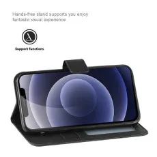 Magnetic Leather Wallet Case for iPhone 13 Pro – Book Style Cover