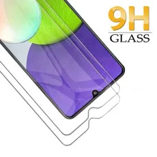 Samsung A22 Screen Protector Crystal Clear Tempered Glass (2 Pack)