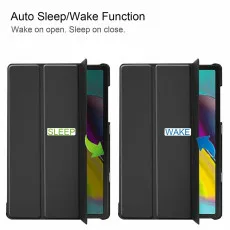 Stylish Galaxy Tab A 10.5 Case T590 T595 T597 2018 Release, Slim Light Stand Hard Shell Cover Smart Case for Galaxy Tab A 10.5-Inch Tablet SM-T590/T595/T597 -Black