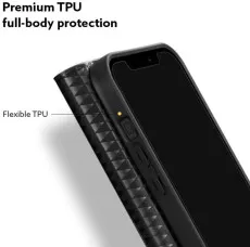 iPhone 7 Leather Book Case – Black Flip Cover UK Edition