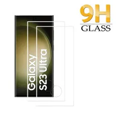 Samsung S23 Ultra Screen Protector (2023) 9H Anti-Bubble Tempered Glass (2Pack)