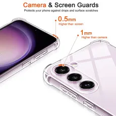 Samsung S23 Plus Bumper Case Crystal Clear Slim Shockproof Gel Case