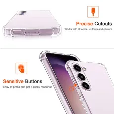 Samsung S23 Plus Bumper Case Crystal Clear Slim Shockproof Gel Case