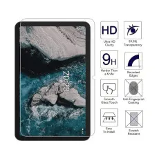 Nokia T20 Tempered Glass (2021) Tablet Screen Protector, 9H Hardness Crystal Clear (2-Pack)