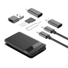 Budi Multifunctional Kit Smart Card Storage Data Cable USB Box Universal Wireless Box UK