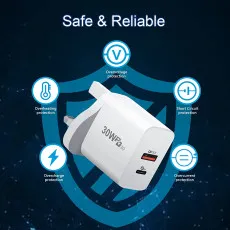 30W USB C Charger Plug PD 3.0 PPS USB C Fast Wall Charger For All Devices