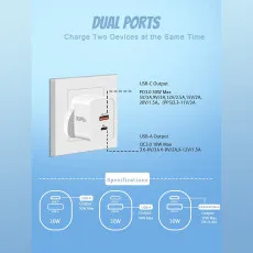 30W USB C Charger Plug PD 3.0 PPS USB C Fast Wall Charger For All Devices