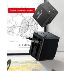 Dual USB Folding Travel Adaptor Charger UK With Compact Design For All Devices