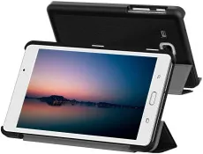 Galaxy Tab A 7 Inch Cover,Folding Stand Cover Leather Case Protection for Samsung Galaxy Tab A 7.0 Inch SM-T280/SM-T285 Tablet 2016 Release,Black