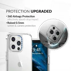 Case for iPhone 4 CDMA Bumper Design, Shockproof Slim 3.5 inch, Crystal Clear